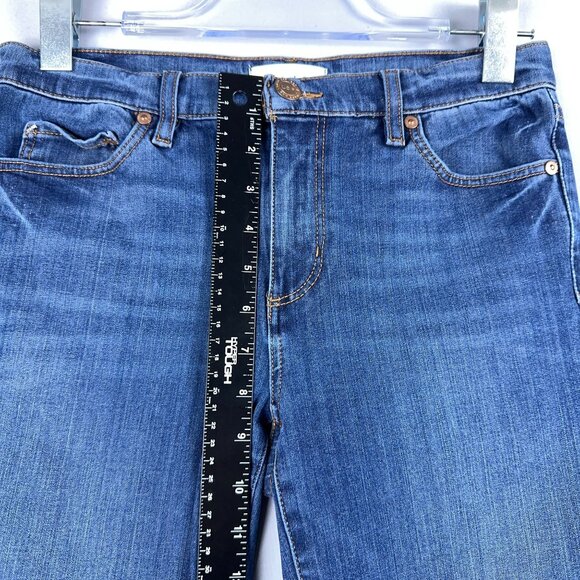 Loft Skinny Jeans Womens Size 28/6 Mid Rise Medium Wash Denim Stretch Blue - Picture 9 of 13